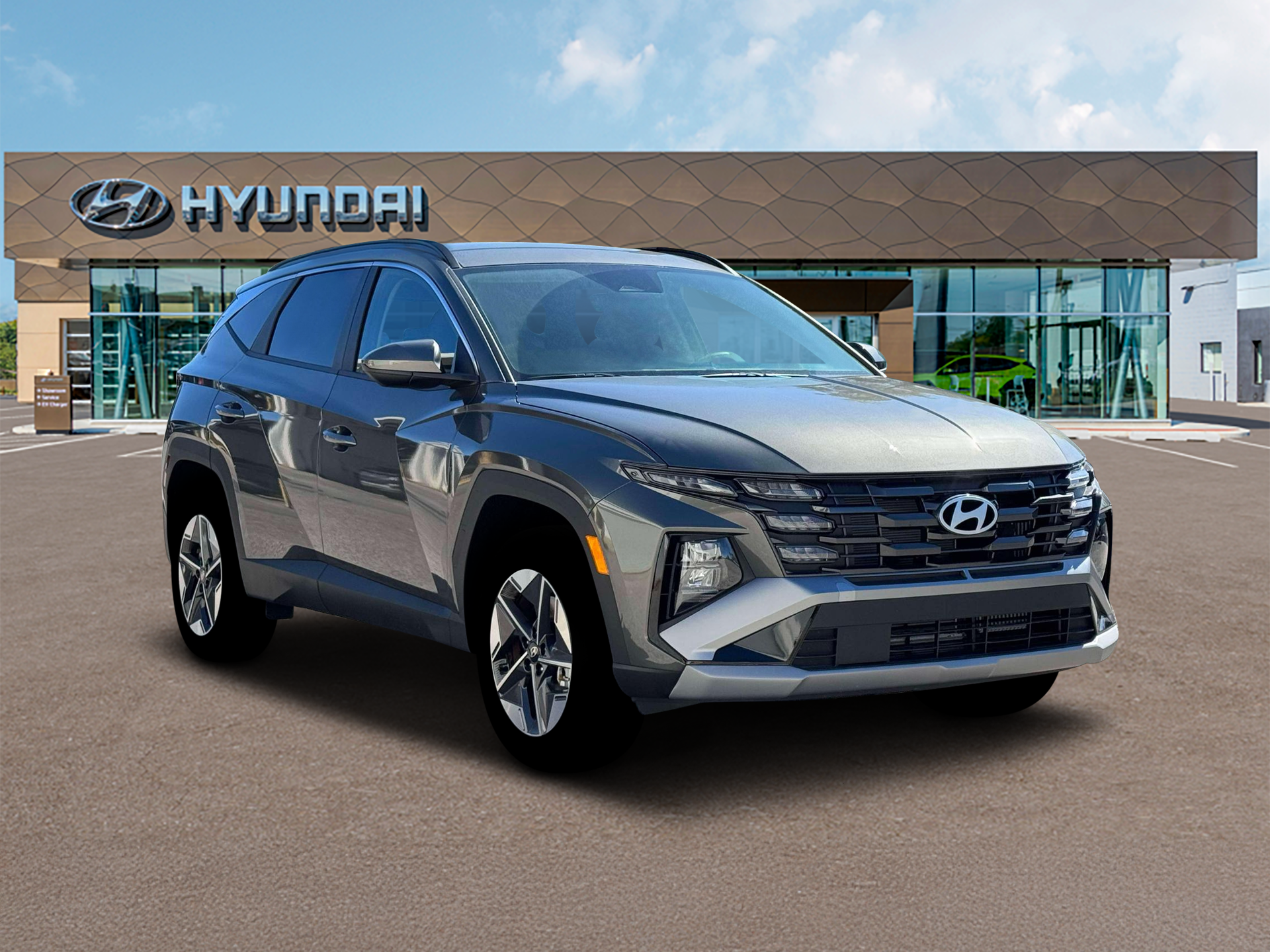 New 2026 Amazon Gray Hyundai SEL AWD image 10