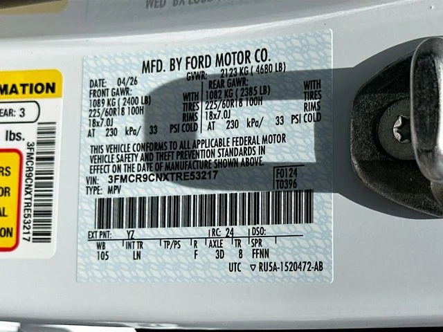 New 2026 Oxford White Ford Outer Banks image 20
