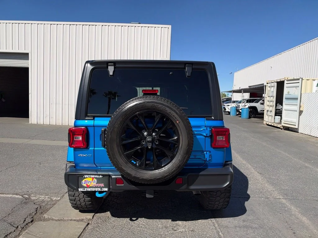 Used 2022 Blue Jeep Unlimited Sahara 4xe image 7