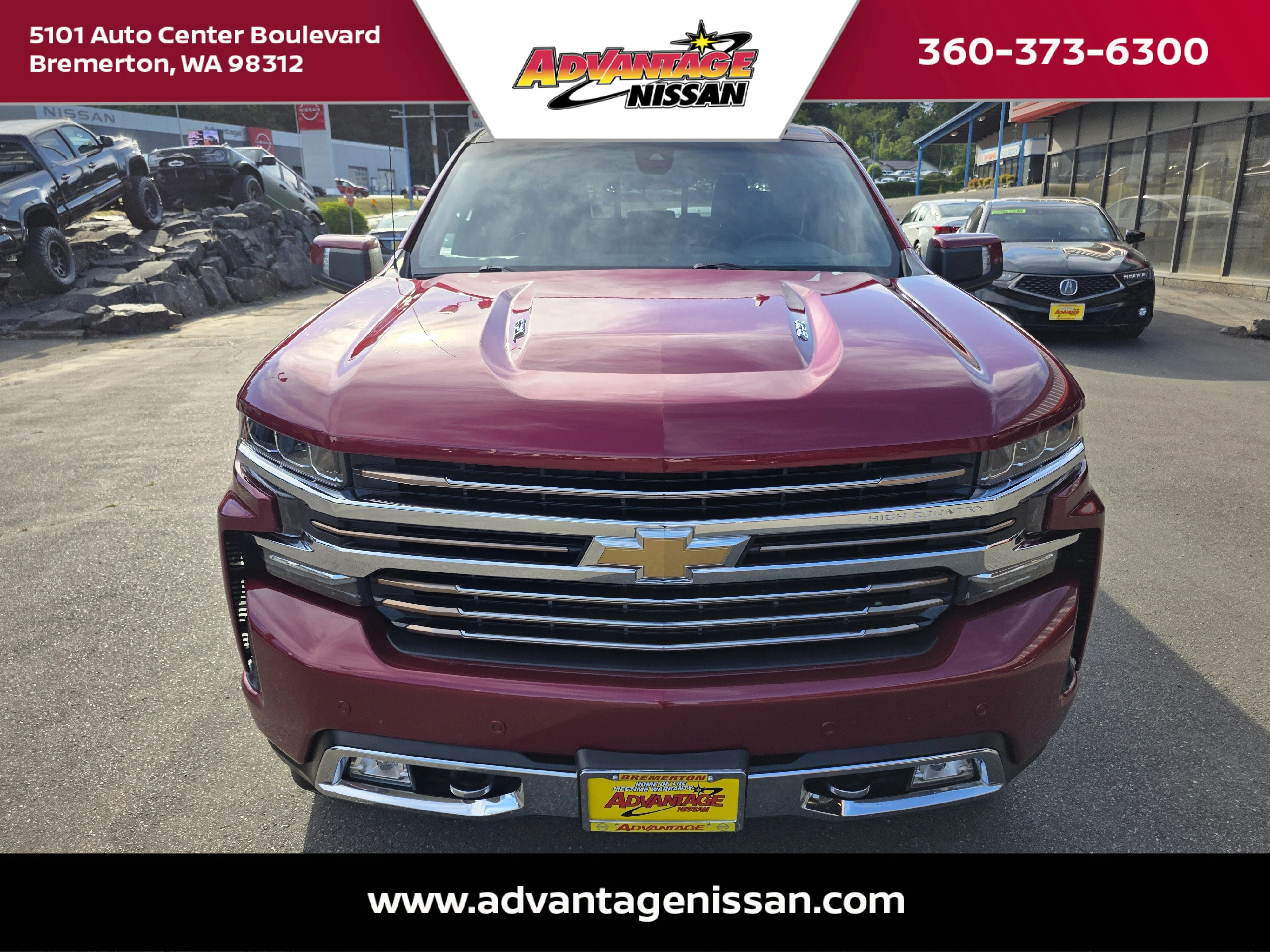 Used 2020 Cajun Red Tintcoat Chevrolet High Country image 9