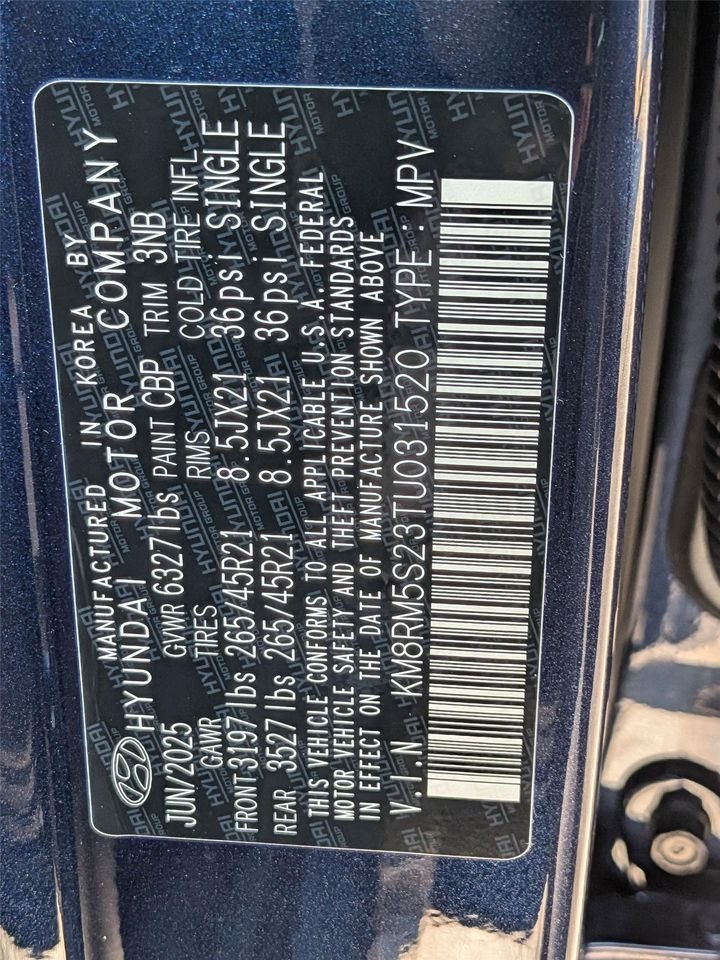 New 2026 Classy Blue Pearl Hyundai Calligraphy FWD image 45