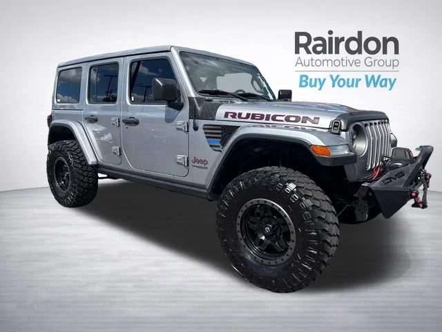 Used 2019 Billet Silver Metallic Clearcoat Jeep Unlimited Rubicon image 1