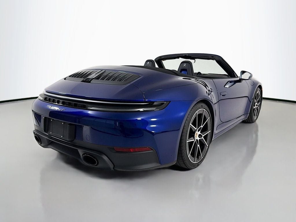 Used 2026 Gentian Blue Metallic Porsche Carrera T Cabriolet image 10