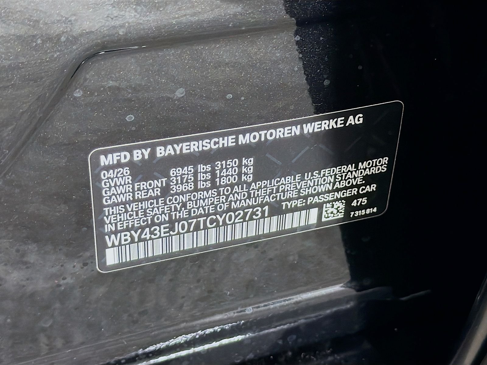 New 2026 Black Sapphire Metallic BMW eDrive50 image 34