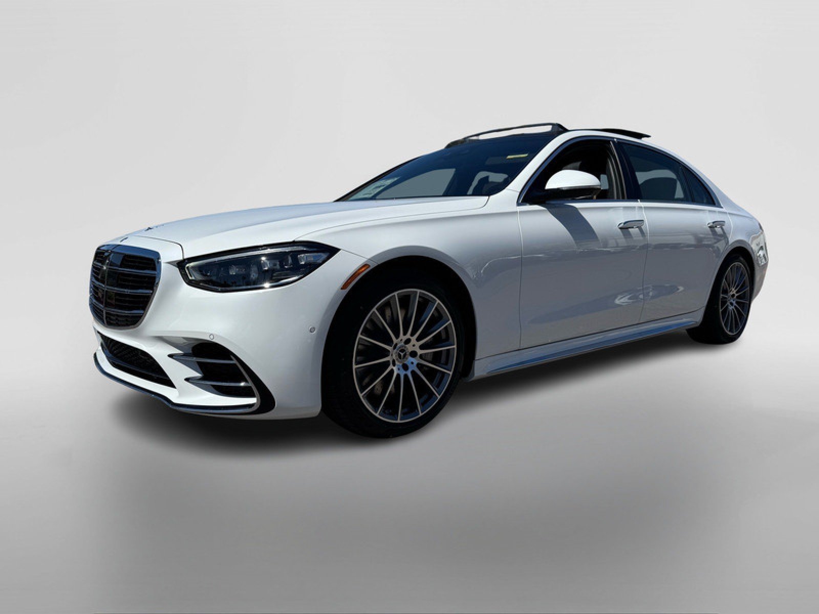 New 2026 MANUFAKTUR Moonlight White Metallic Mercedes-Benz S 580 4MATIC® Sedan image 9