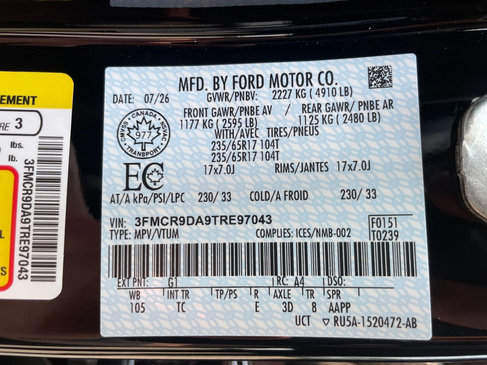 New 2026 Shadow Black Ford Badlands image 21