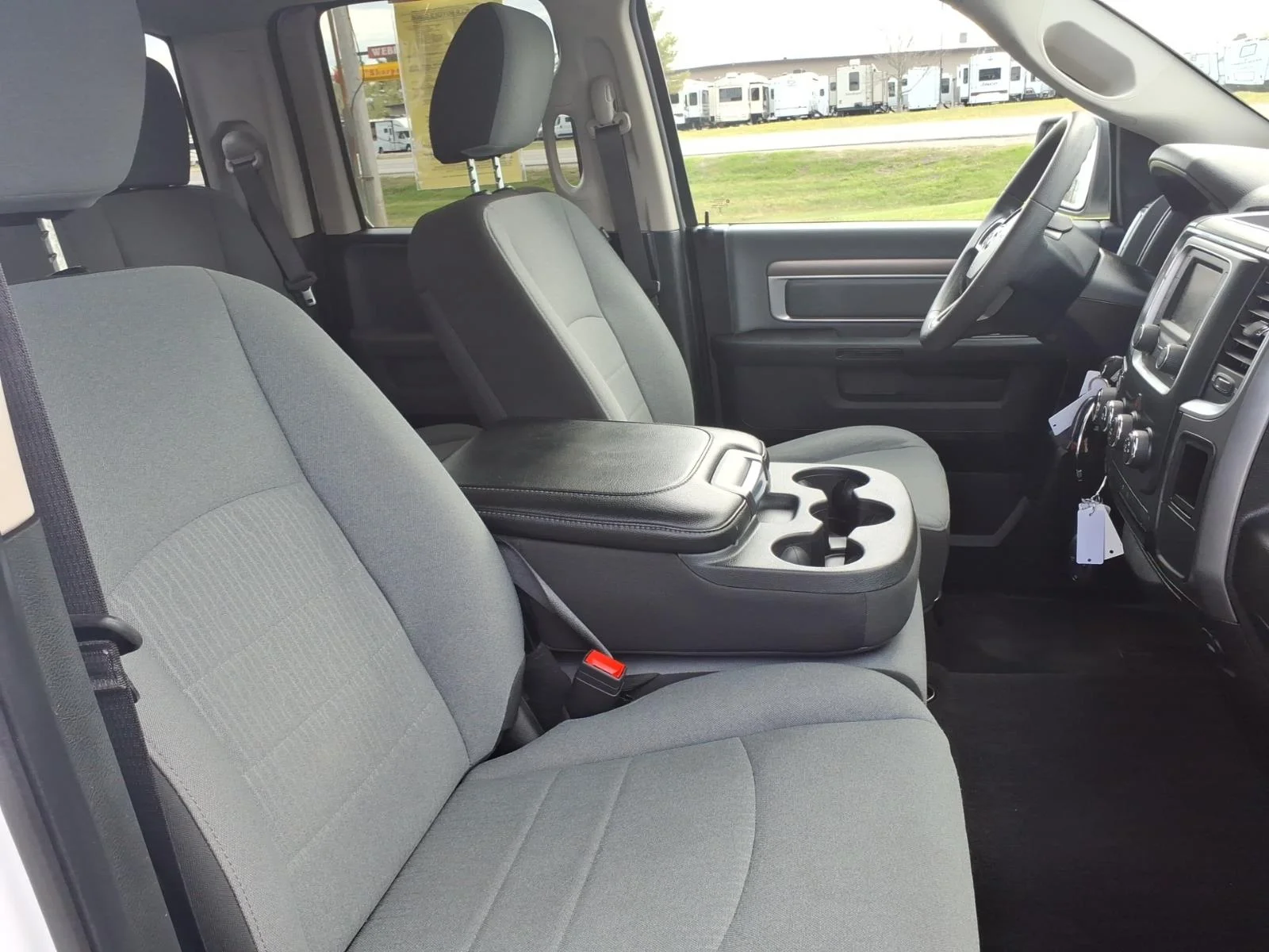 Used 2024 Bright White Clearcoat Ram SLT image 17