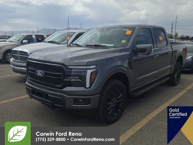 Used 2025 Carbonized Gray Metallic Ford Lariat image 3