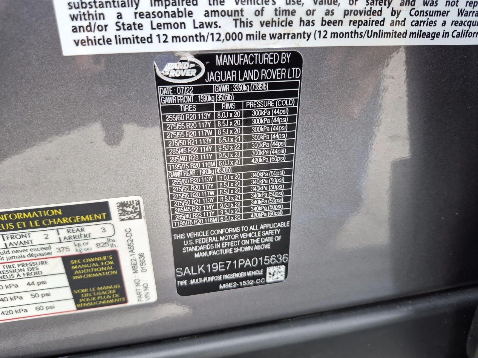 Used 2023 Eiger Grey Metallic Land Rover Autobiography image 41