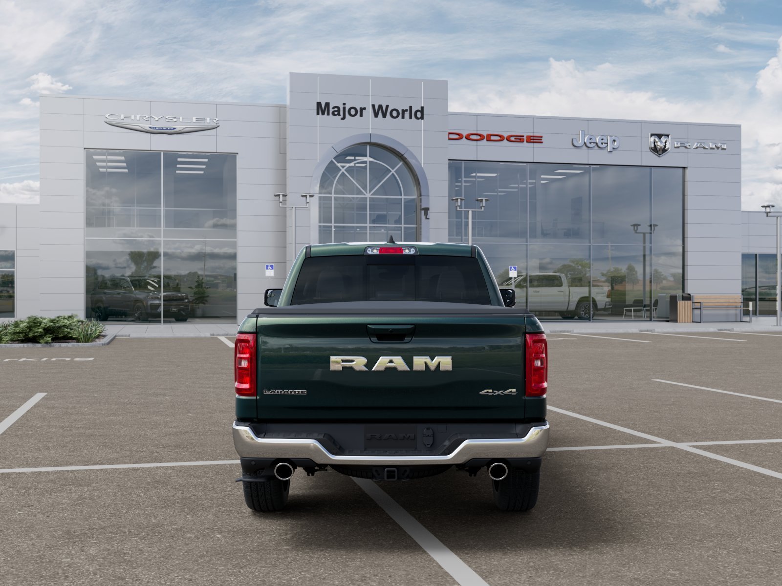 New 2026 Serrano-Green Metallic Exterior Paint RAM LARAMIE image 7