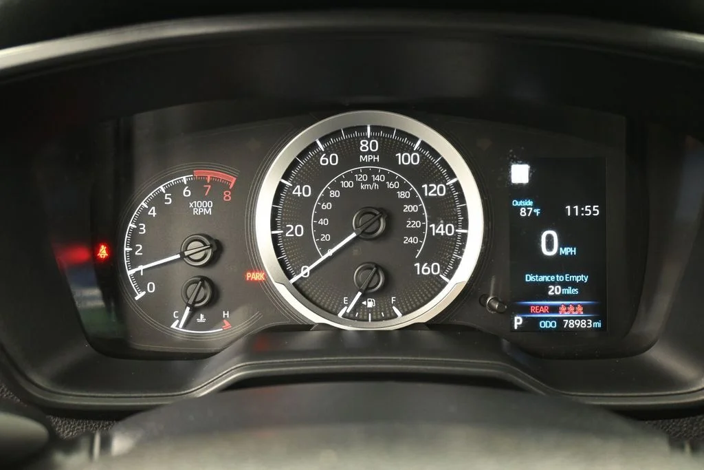 Used 2021 Super White Toyota LE image 21
