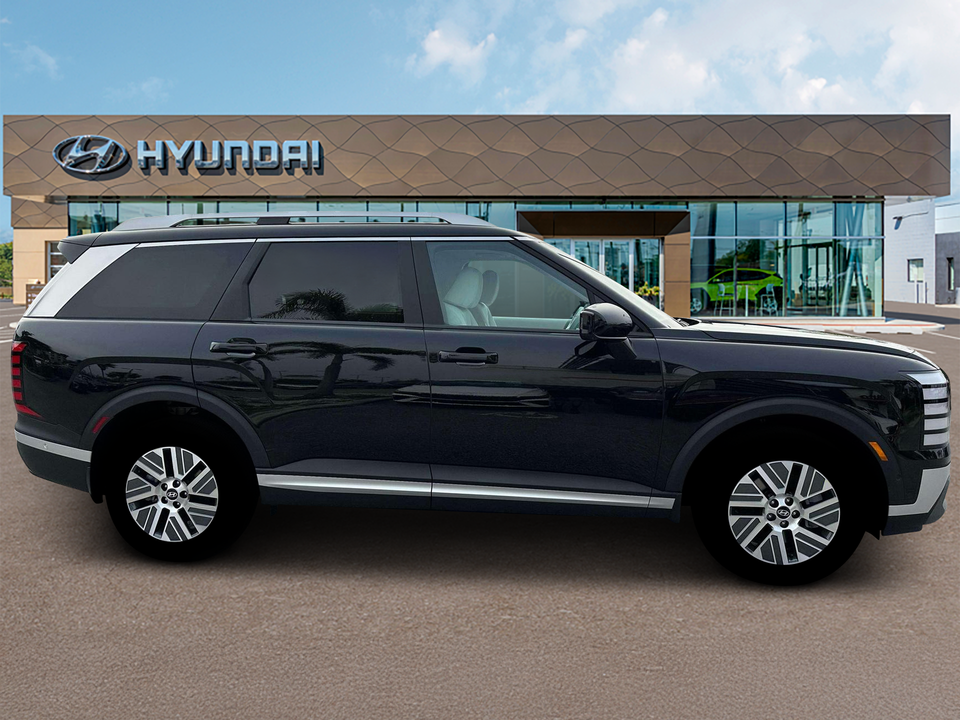 New 2026 Abyss Black Pearl Hyundai Blue SEL Premium 7P image 9