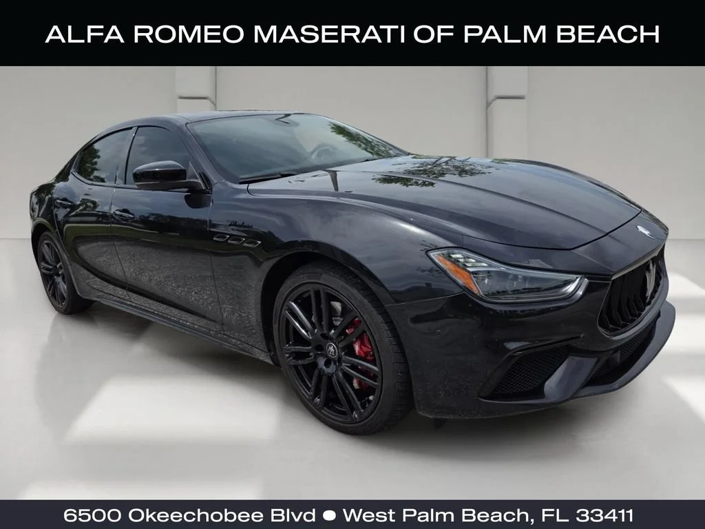 Used 2023 Nero Noctis Black Maserati Modena image 1
