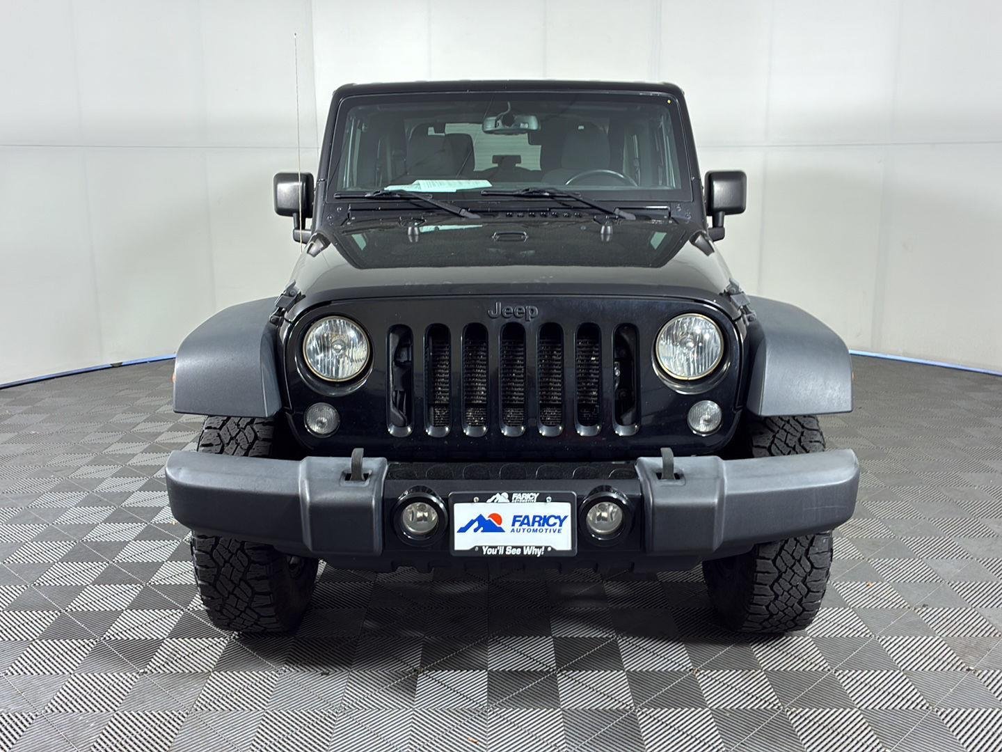 Used 2015 Black Clearcoat Jeep Willys Wheeler image 4
