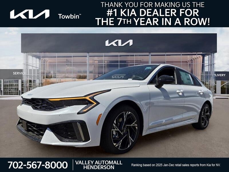 New 2026 Snow White Pearl Kia GT-Line FWD image 1