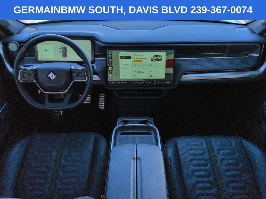 Used 2024 Glacier White Rivian Adventure Quad Motor Large Pack image 16