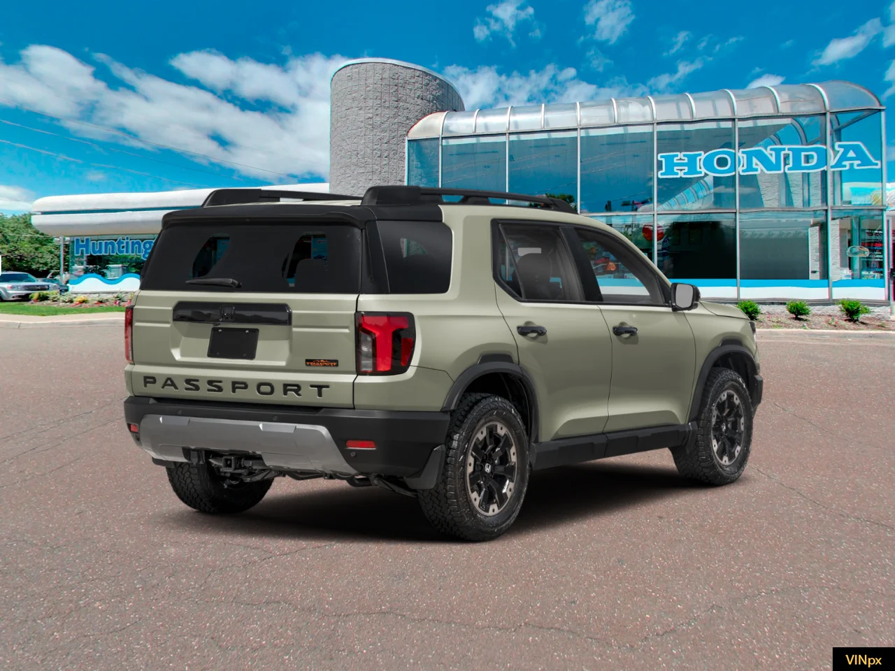 New 2026 Ash Green Metallic Honda AWD TrailSport Elite image 2
