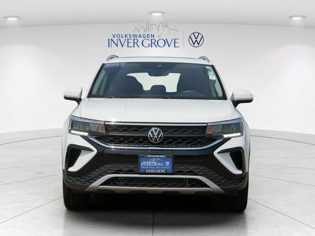 Certified 2023 Volkswagen Taos SE with VIN 3VVVX7B23PM380100 for sale in Inver Grove Heights, Minnesota