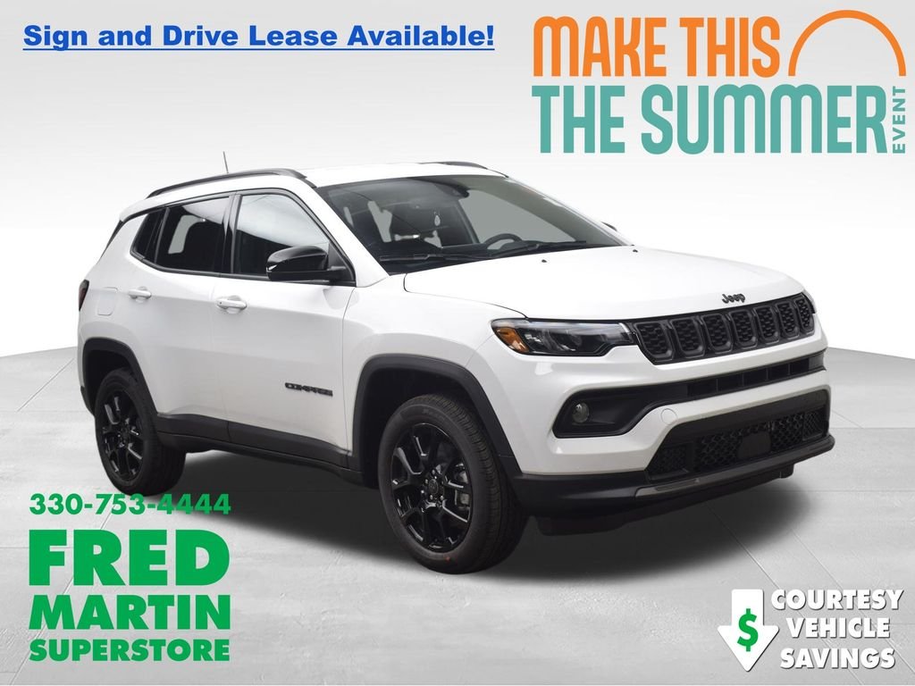 New 2026 Bright White Clear-Coat Exterior Paint Jeep Latitude image 1