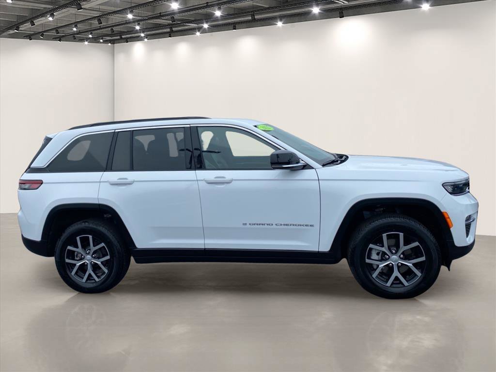 Used 2025 Bright White Clearcoat Jeep Limited image 8