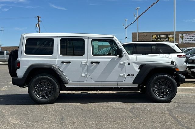New 2026 Bright White Clear-Coat Exterior Paint Jeep Sport S image 2