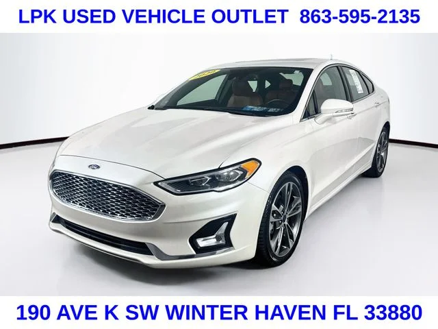 Used 2020 White Ford Titanium image 3