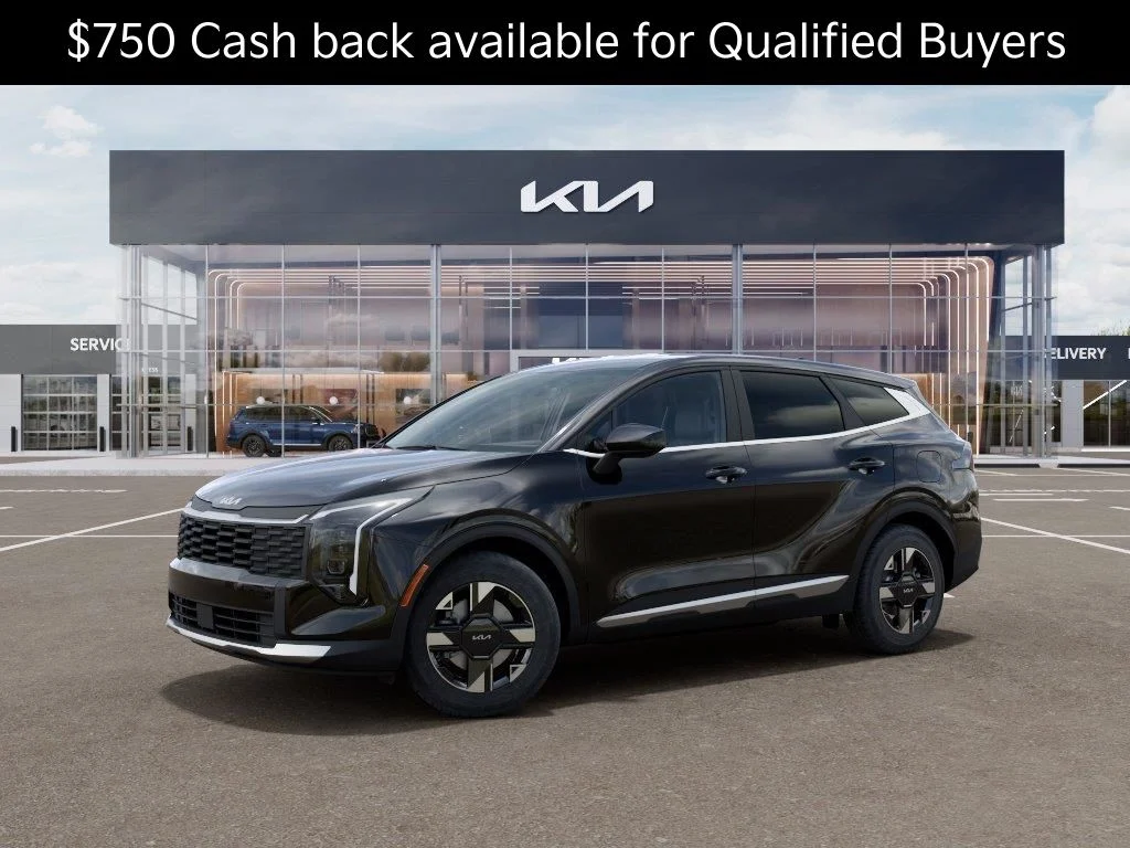 New 2026 Ebony Black Kia LX image 3