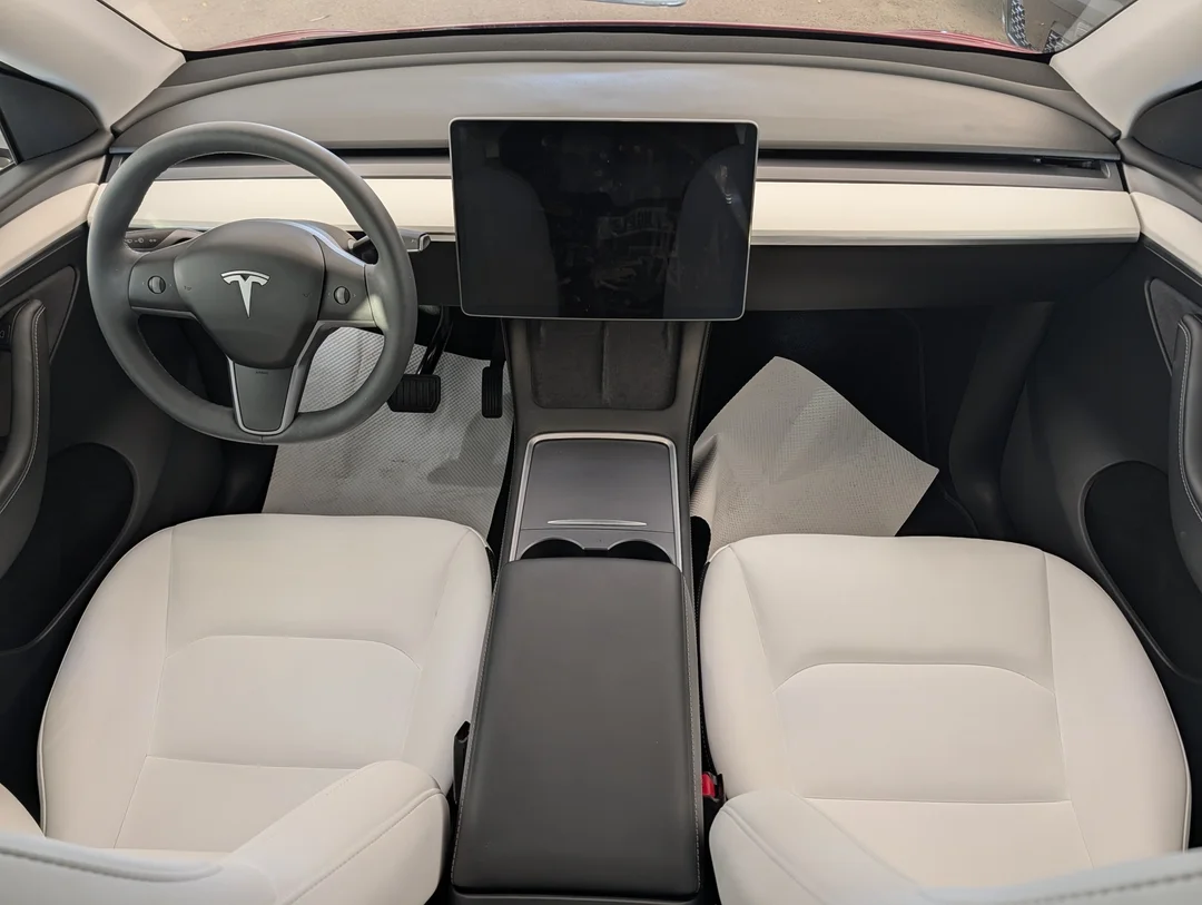 Certified Used 2023 Red Tesla Long Range AWD - Leather - Sunroof - FSD - Auto Steer & More image 25