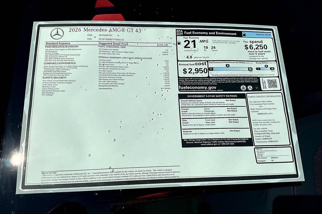 New 2026 Graphite Grey Metallic Mercedes-Benz Base image 28