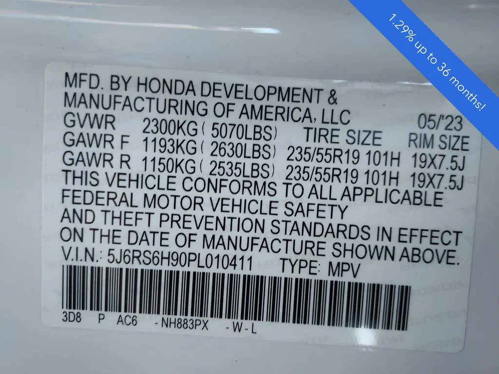 Used 2023 White Honda Sport Touring image 24