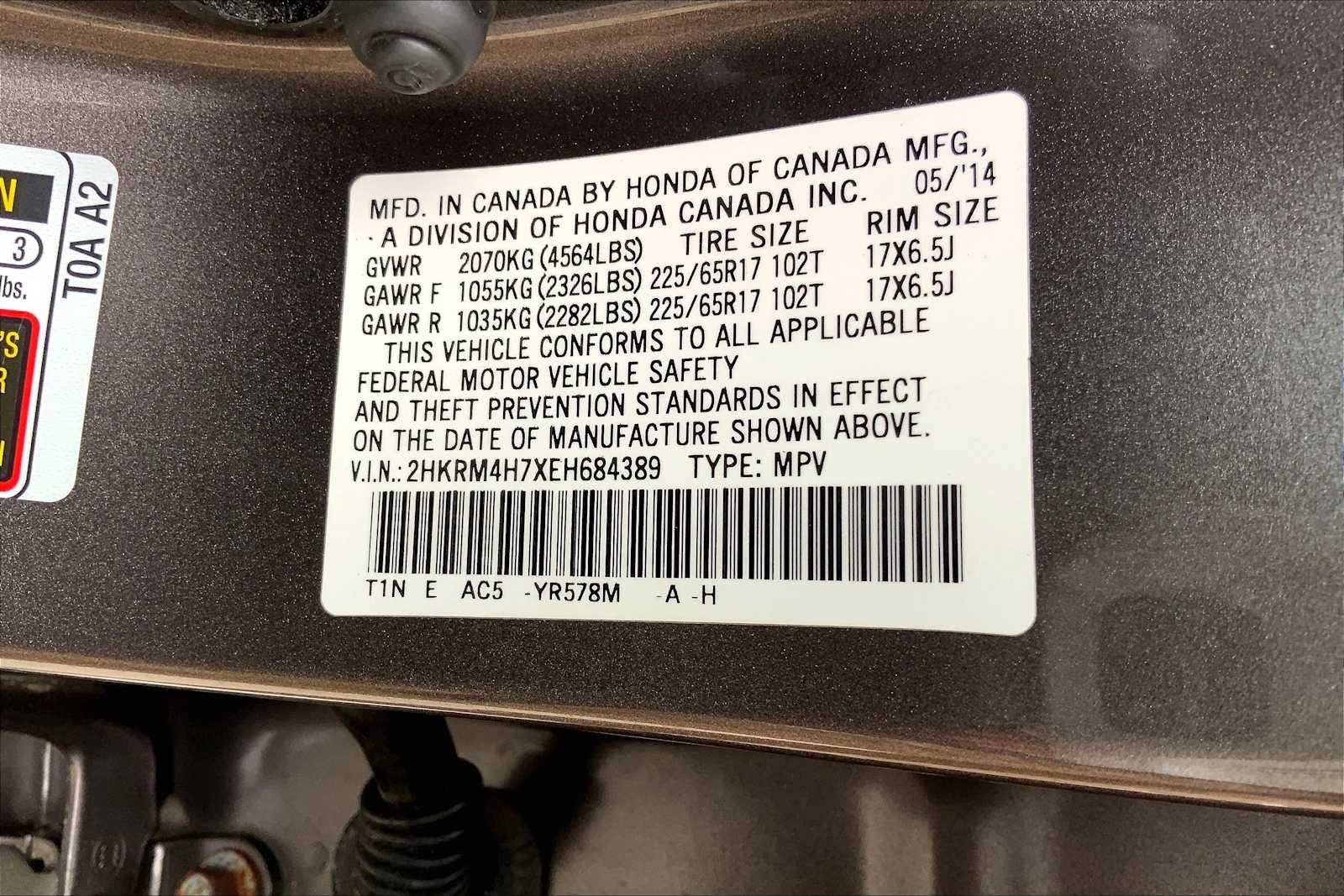 Used 2014 Urban Titanium Metallic Honda EX-L image 34