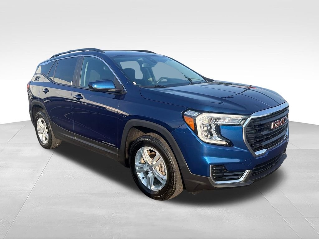 Certified Used 2022 Blue GMC SLE image 7