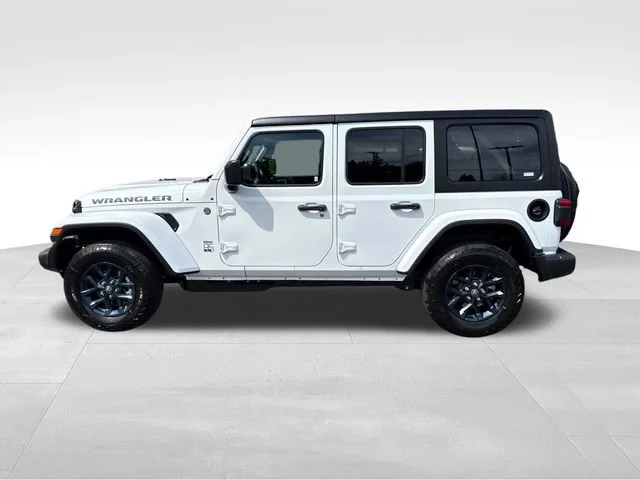 New 2026 Bright White Clear-Coat Exterior Paint Jeep 85th Anniversary Edition image 4