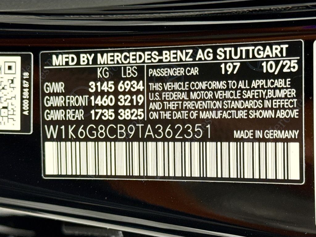 New 2026 Obsidian Black Metallic Mercedes-Benz S 63 E AMG® image 35