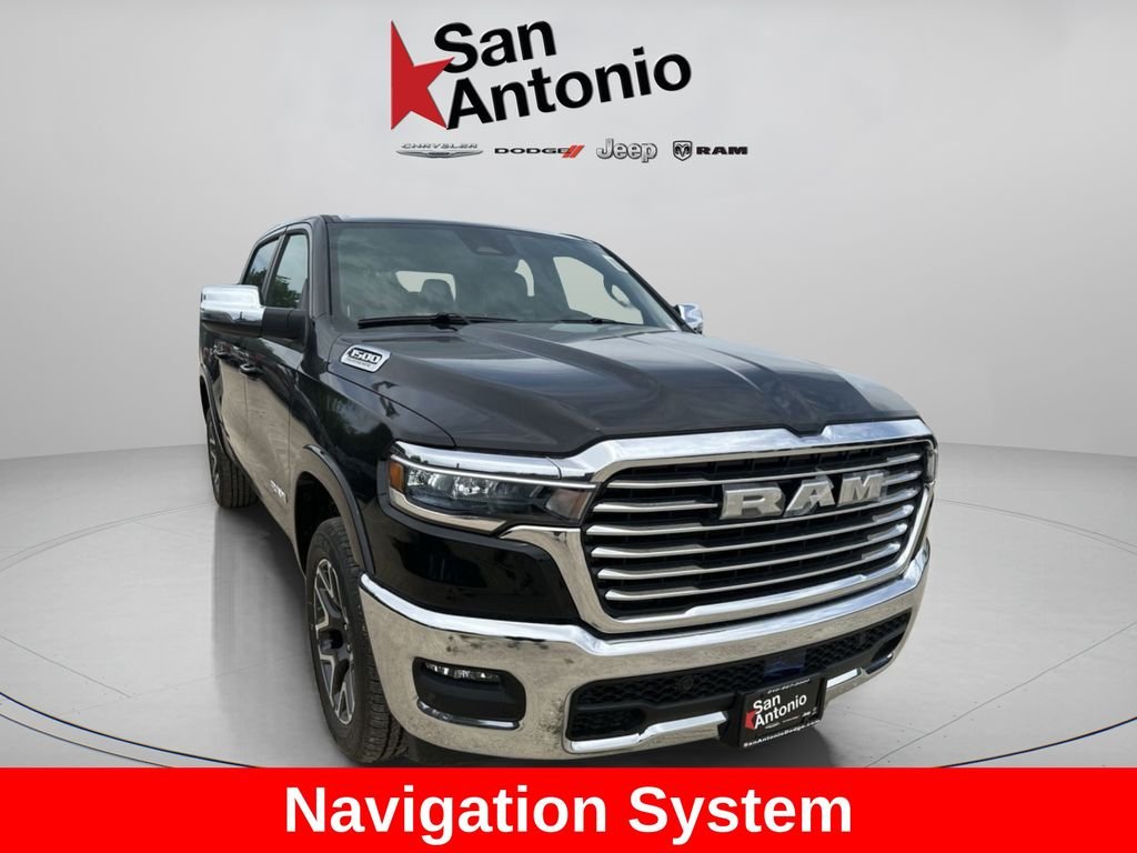 New 2026 Diamond Black Crystal Pearl-Coat Exterior Paint RAM Laramie image 3