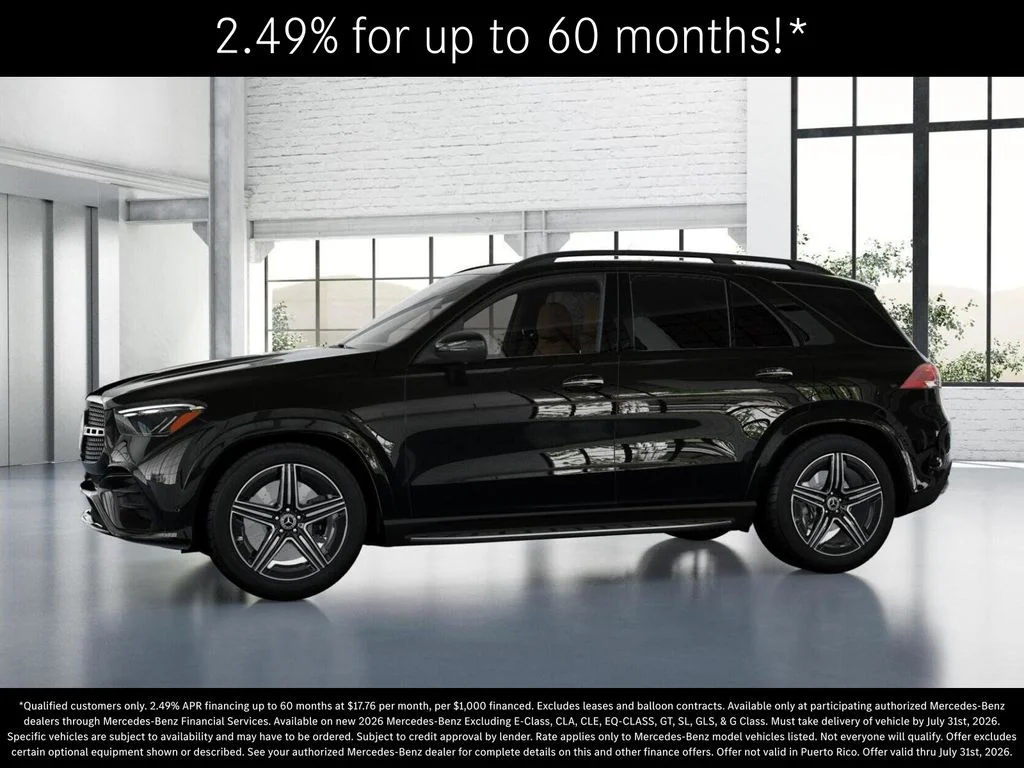 New 2026 Obsidian Black Metallic Mercedes-Benz GLE 450 image 36