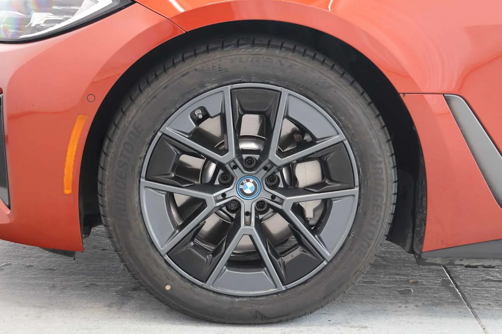 Certified Used 2023 Sunset Orange Metallic BMW eDrive40 image 8