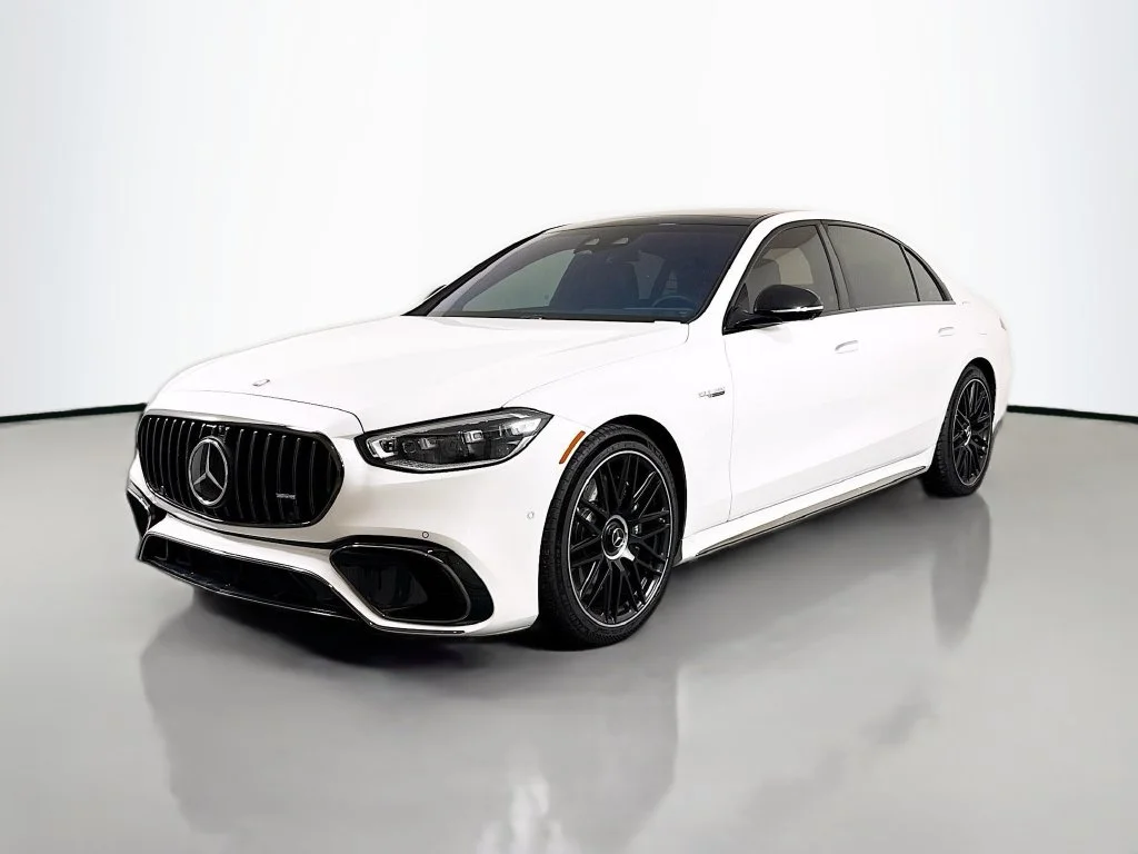 Used 2025 White Mercedes-Benz S 63 E AMG® image 2
