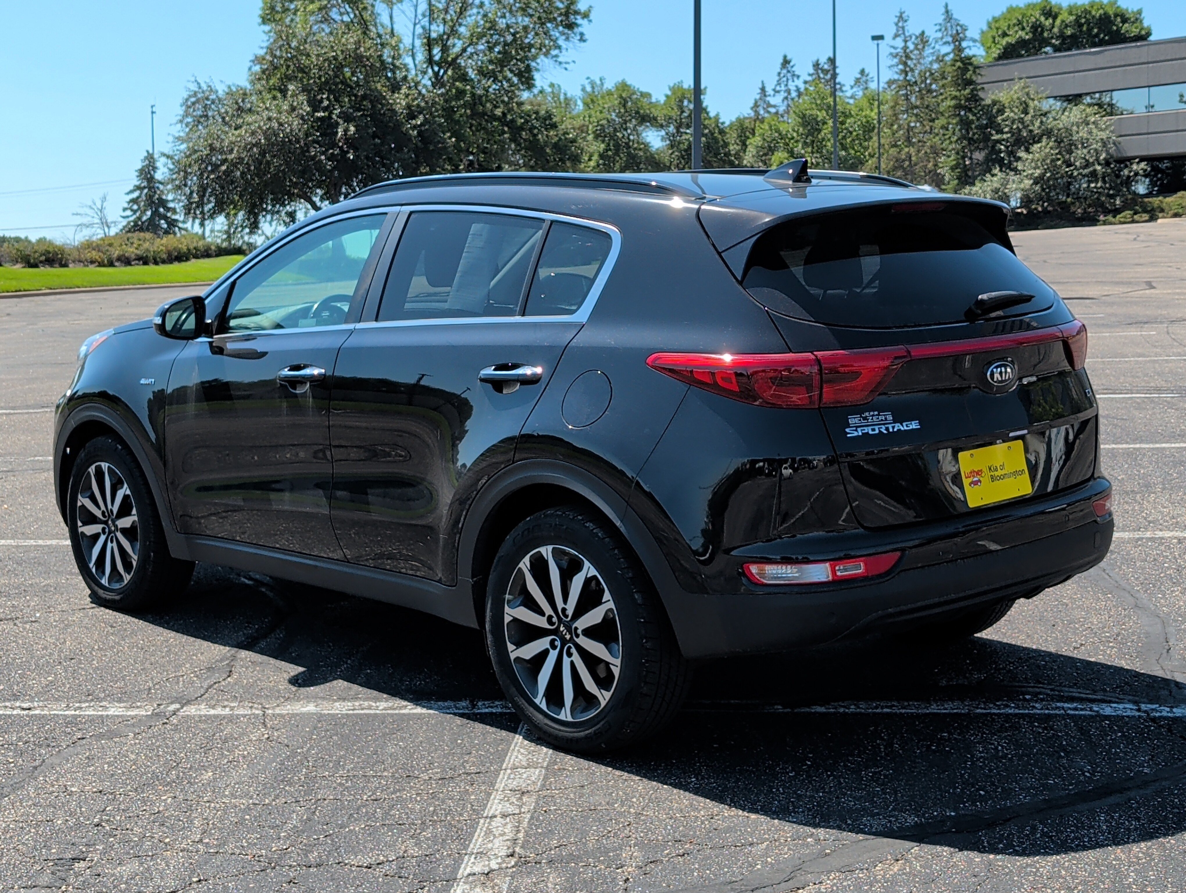 Certified Used 2019 Black Cherry Kia EX image 3