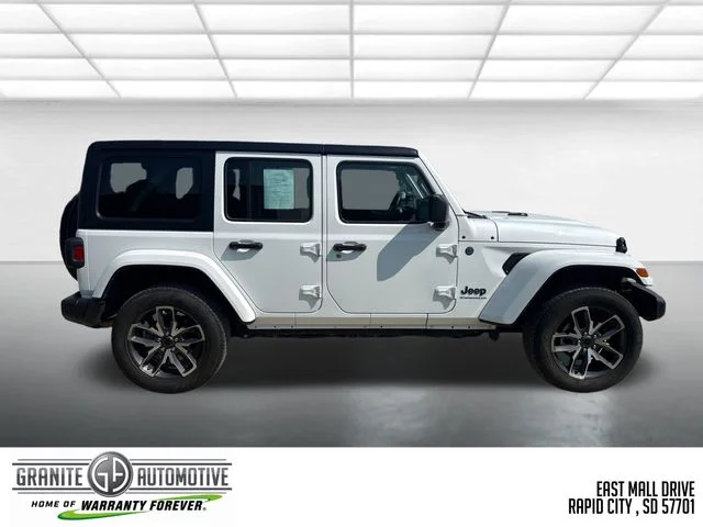 Used 2024 White Jeep Sport S 4xe image 6