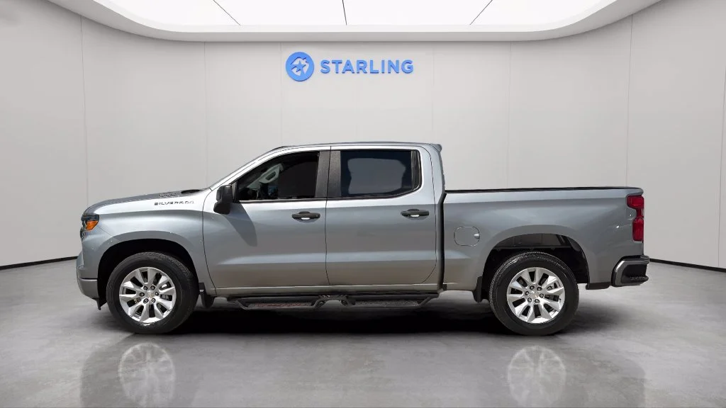 Used 2025 Sterling Gray Metallic Chevrolet Custom image 3