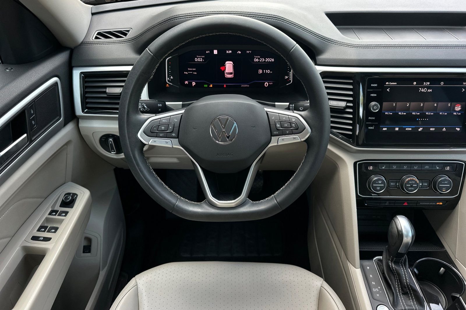 Certified Used 2023 Blue Metallic Volkswagen SEL image 14