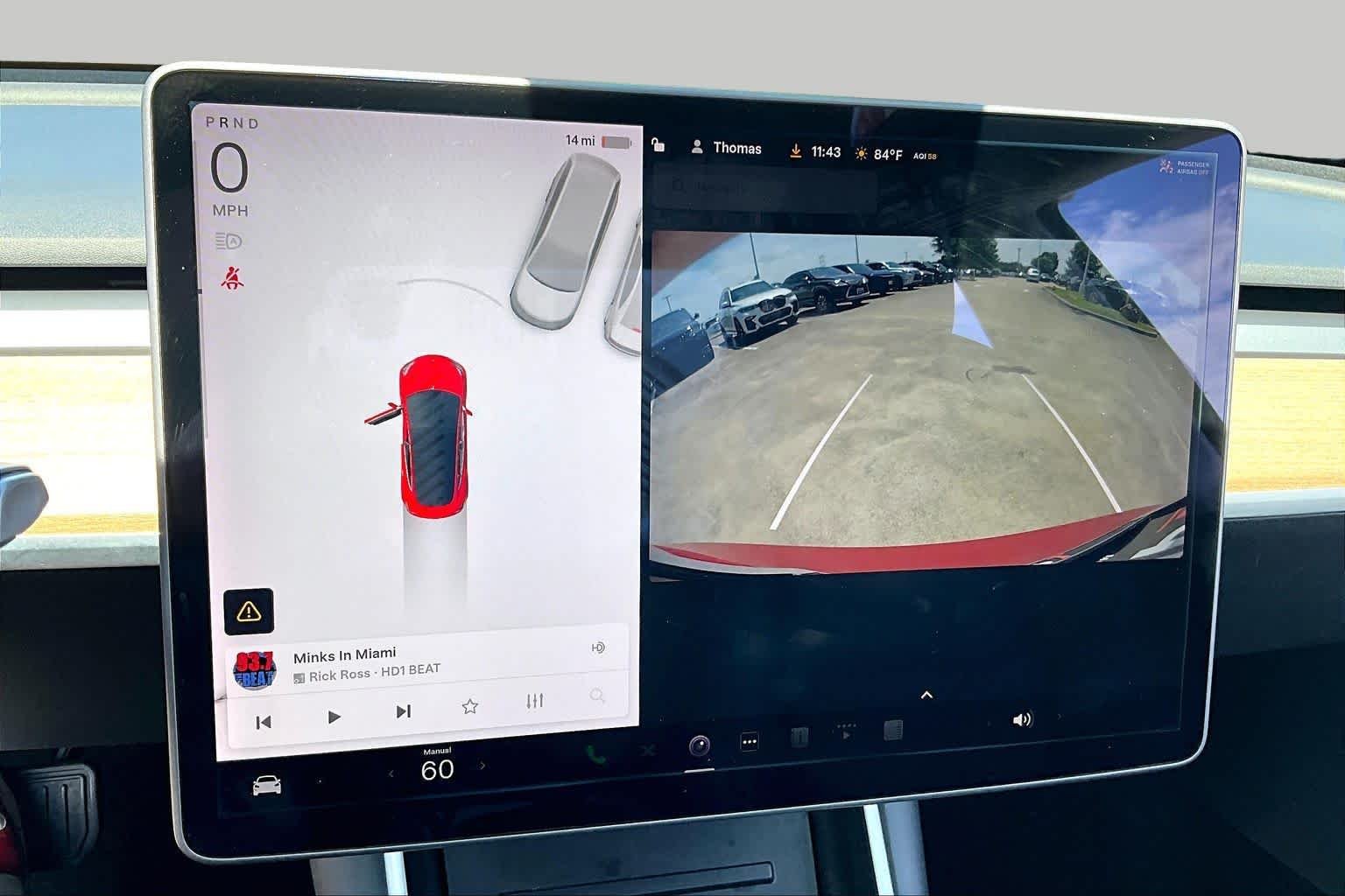 Used 2020 Red Multi-Coat Tesla Standard Range Plus image 23