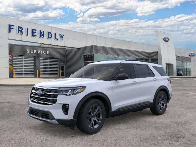 New 2026 Space White Metallic Ford Active image 1