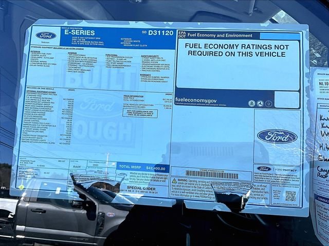New 2025 Oxford White Ford E-350 SRW image 12