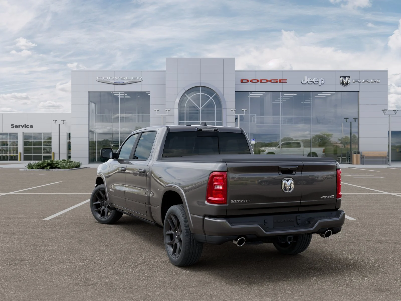 New 2026 Granite Crystal Metallic Clear-Coat Exterior Paint RAM Laramie image 29
