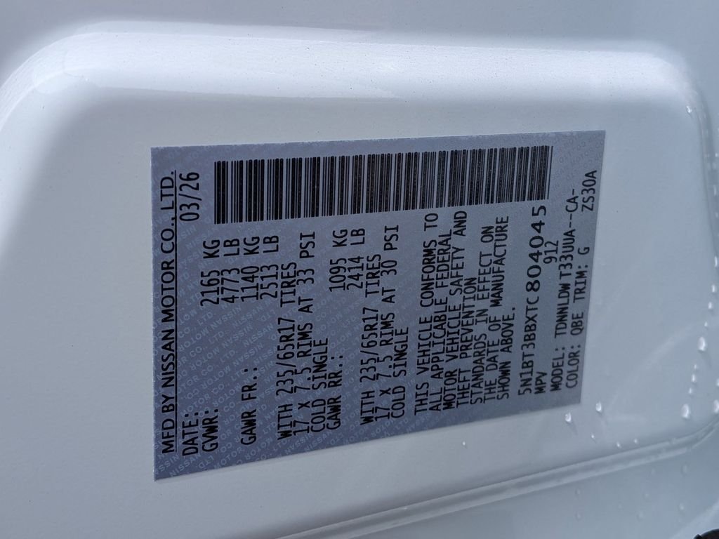 New 2026 Everest White Pearl Tricoat Nissan Rock Creek image 24