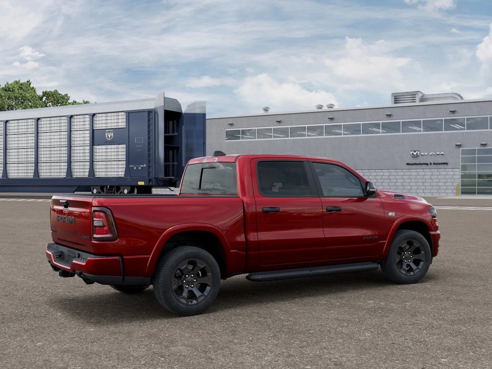 New 2026 Molten Red Pearlcoat RAM Big Horn image 3