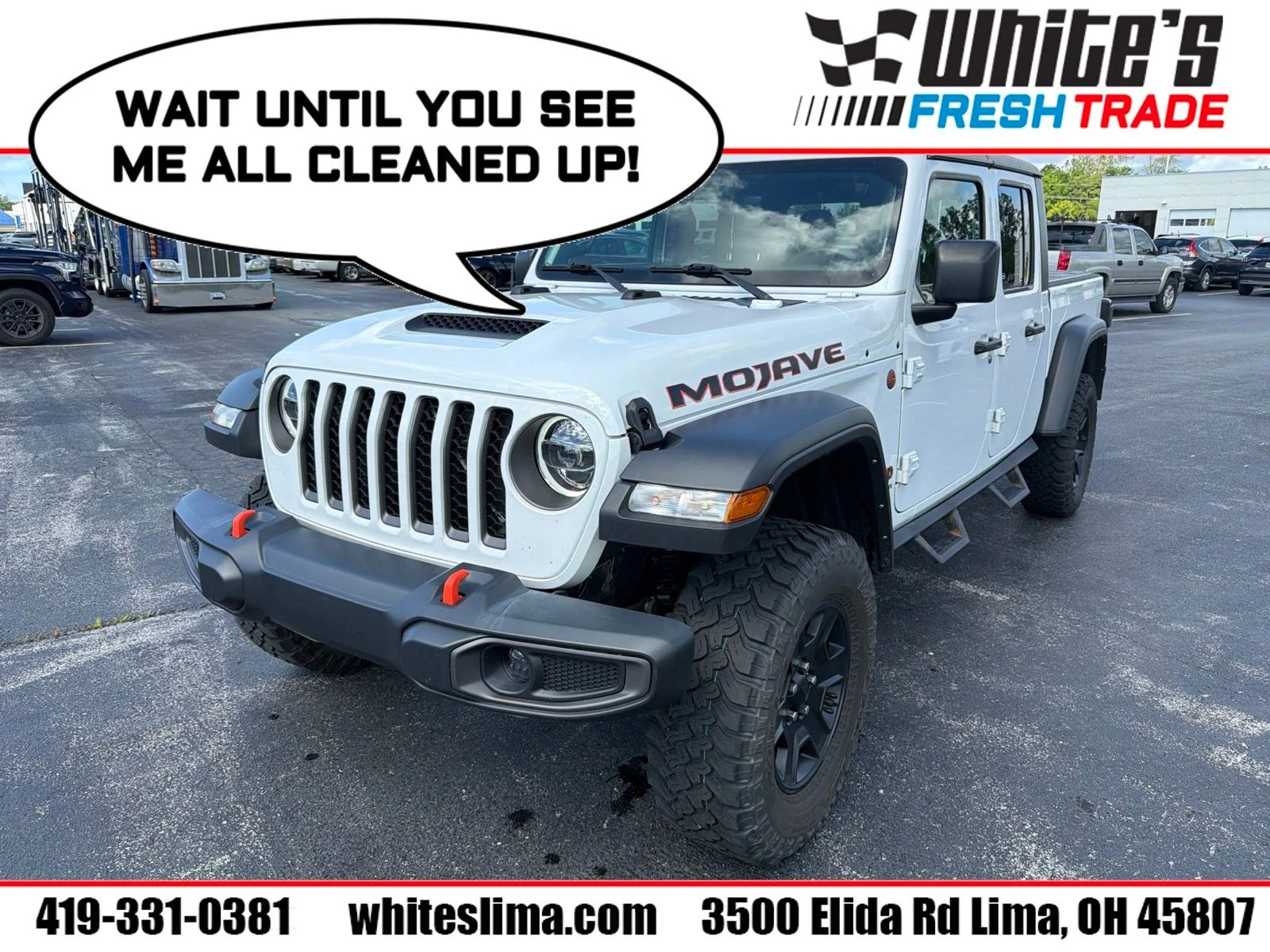 Used 2022 White Jeep Mojave image 1