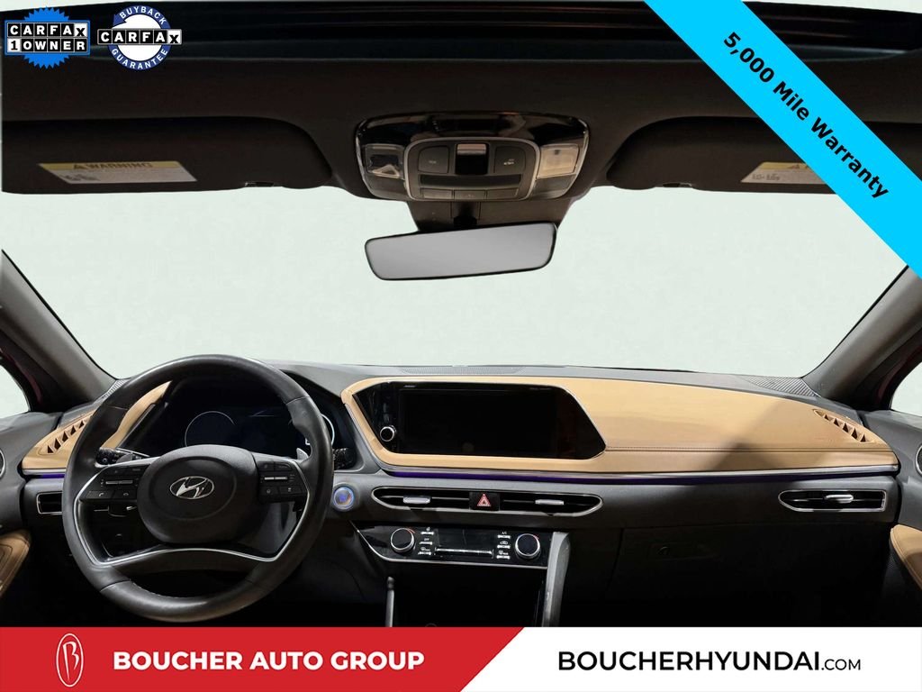 Certified Used 2020 Calypso Red Hyundai Limited image 9